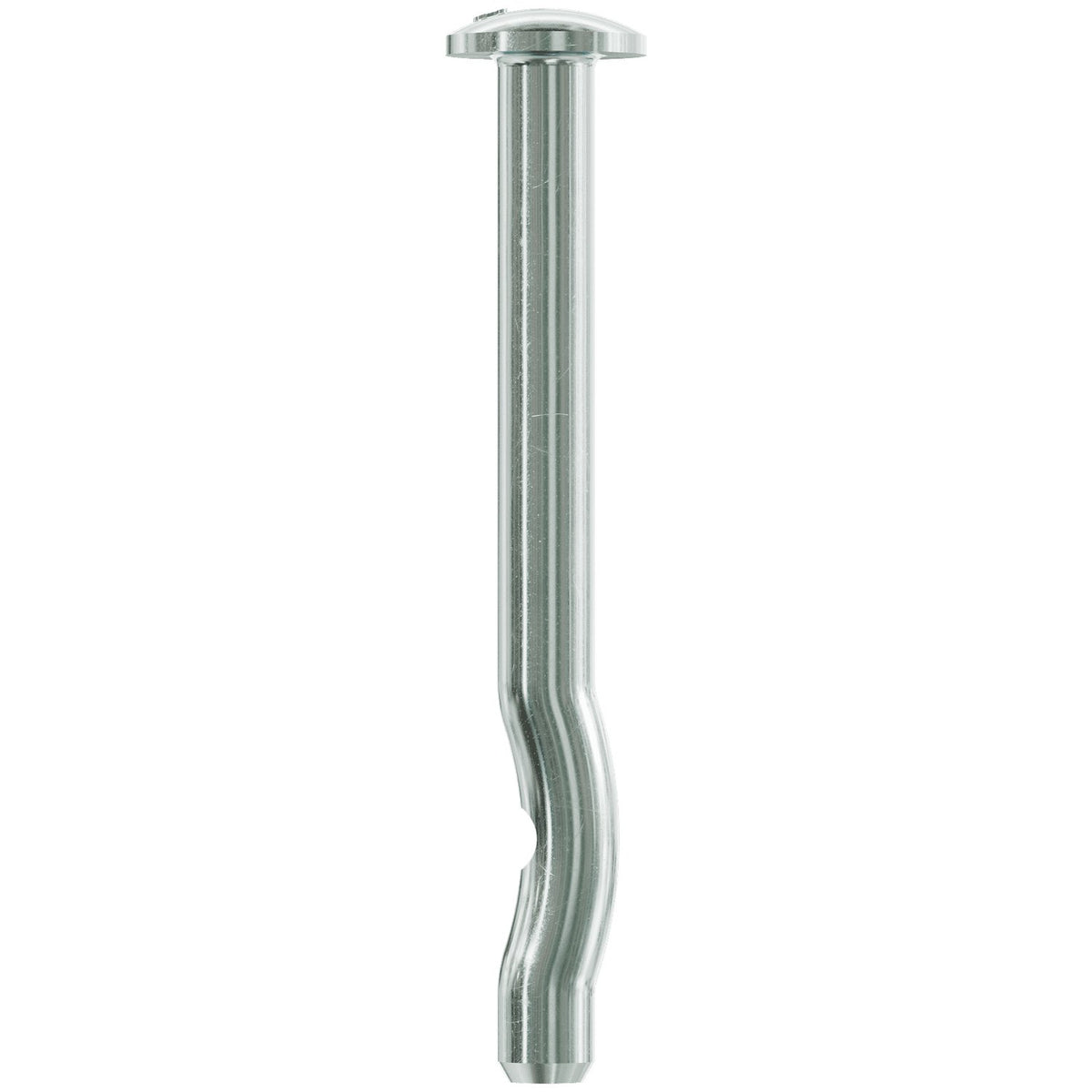  1/4 x 2 1/2 in. Mushroom Head Crimp Drive Anchor, Zinc Plated / Carbon Steel