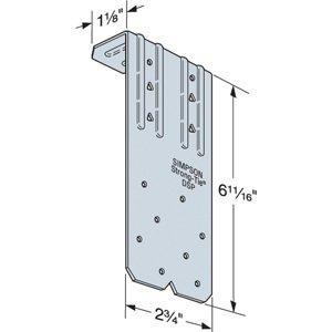Simpson 2 3/4" x 6 11/16" Double Stud Plate Tie ZMAX DSPZ