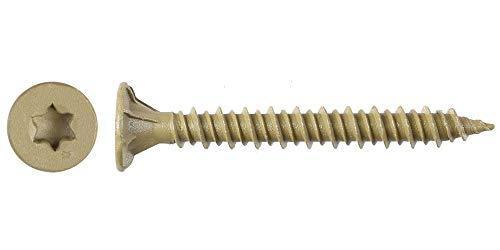 Simpson CBHL158R600 #8 x 1-5/8" Hi-Lo T25 Cement Board Screw