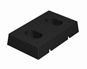 Simpson 4 x 6 Black Composite-Plastic Standoff Post Base CPS46