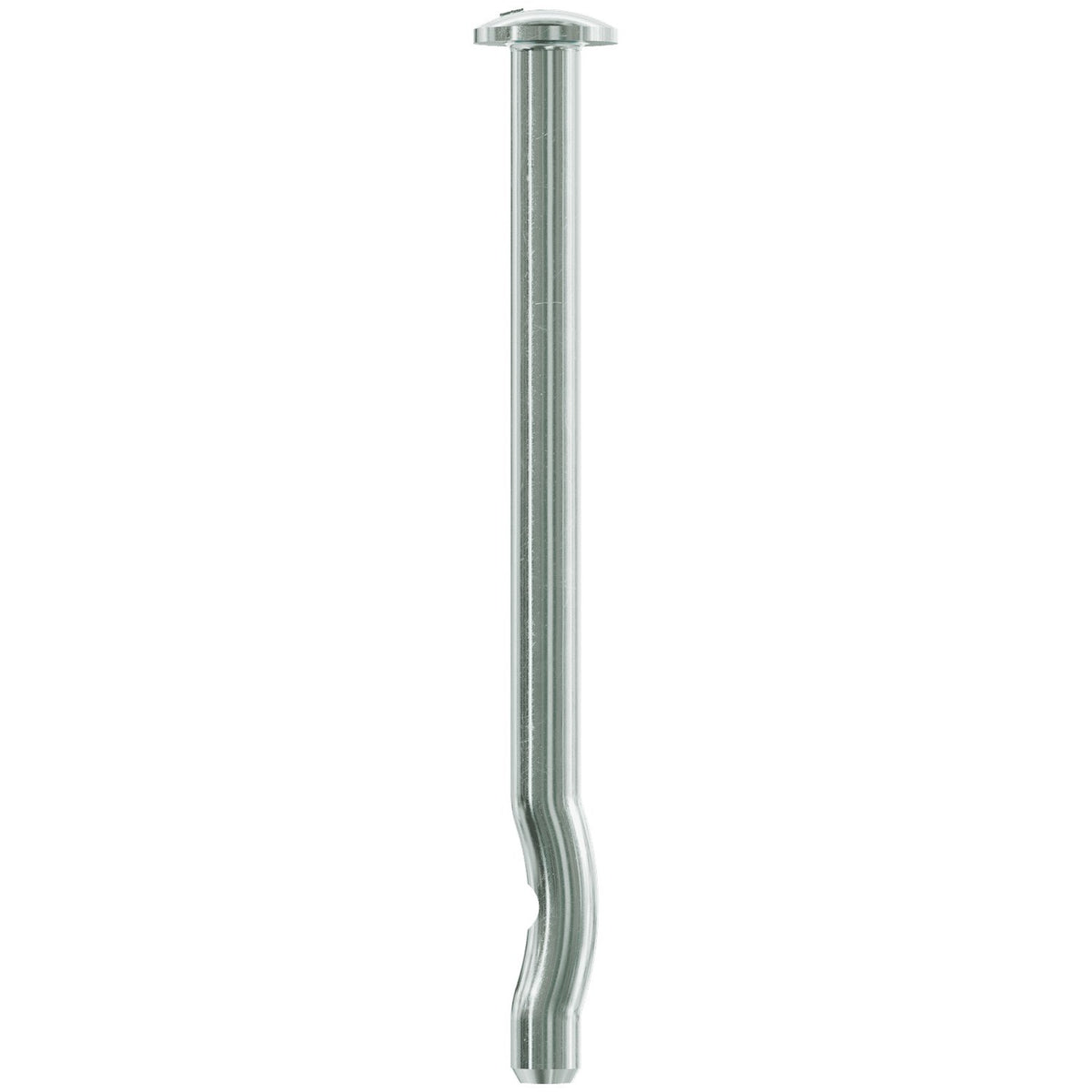  1/4 x 3 1/2 in. Mushroom Head Crimp Drive Anchor, Zinc Plated / Carbon Steel