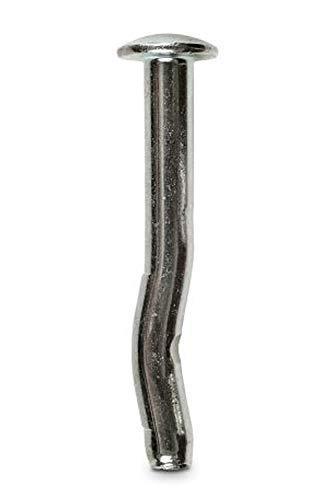  3/16 x 3 in. Mushroom Head Crimp Drive Anchor, Zinc Plated / Carbon Steel