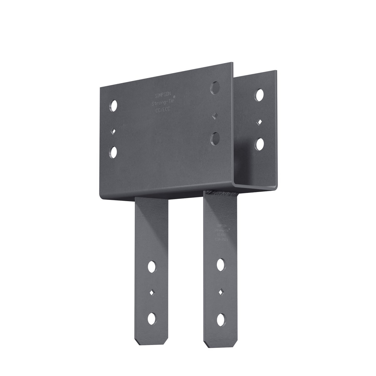 Simpson Strong-Tie CC3 1/4-6 Column Cap - Gray Paint