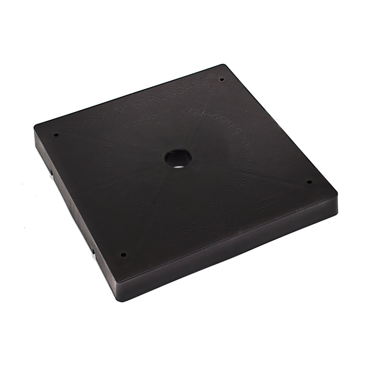 Simpson 10 x 10 Black Composite-Plastic Standoff Post Base CPS10