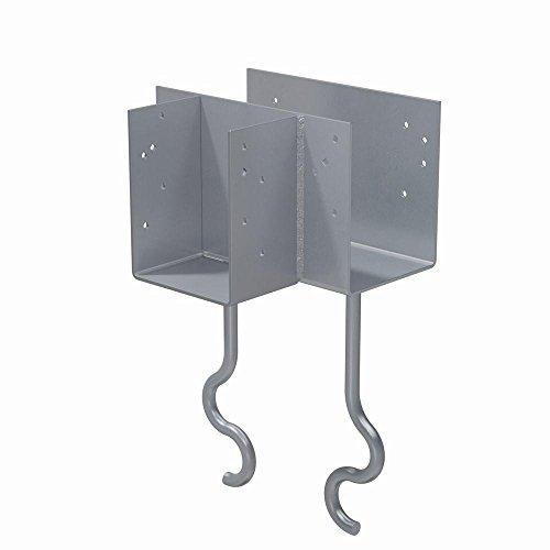 CCTQM 4 5/8 T-Shape Column Cap for Masonry HDG w/Screws CCTQM4.62-SDSG