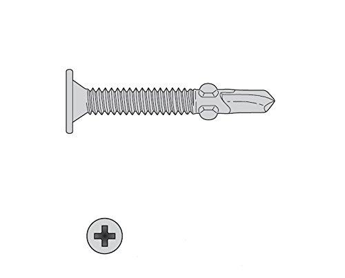Self-Drilling Wafer-Head Screw with Wings
