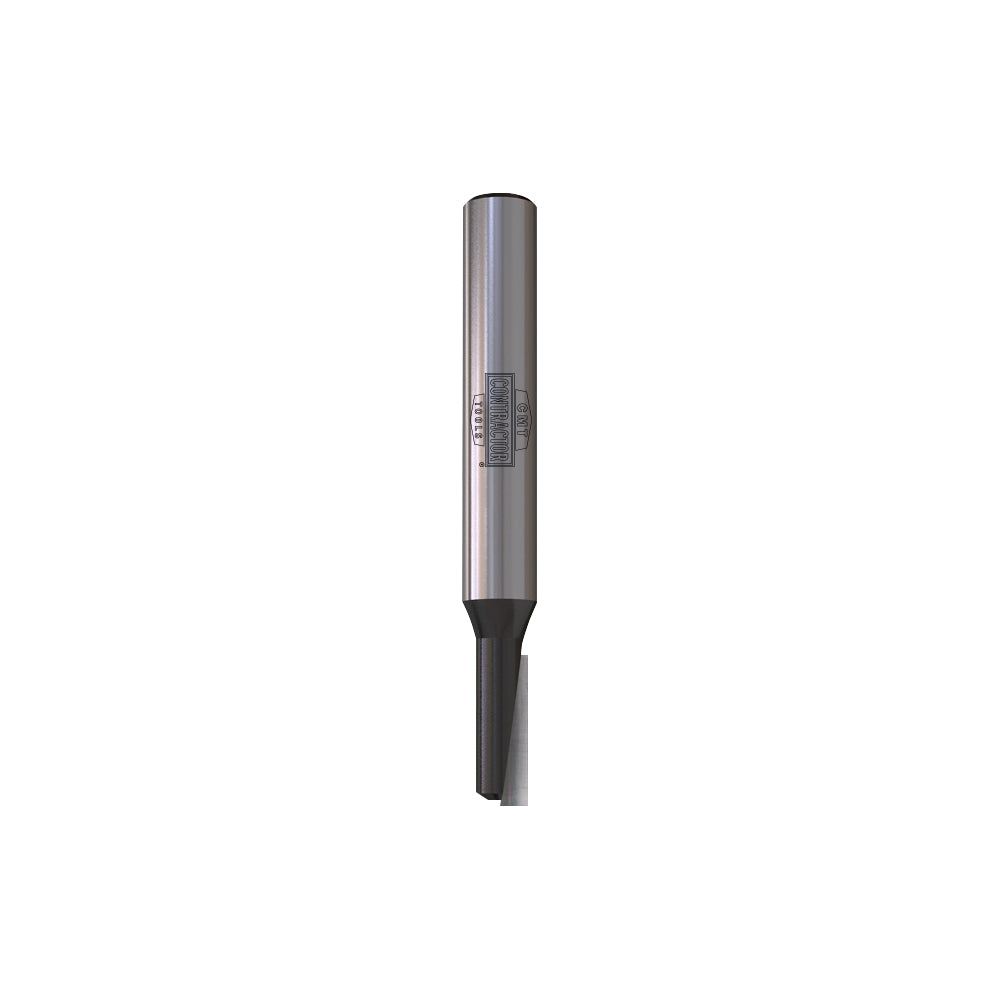 CMT 81105 Contractor Straight Bit 3/16" x 1/2" S=1/4"