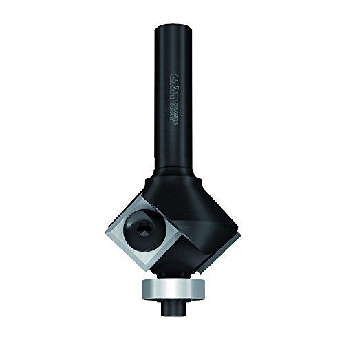 CMT 659.031.11 Chamfer Bits w/Insert Knives 1-7/64" x 25/64" (30°) S=1/4"