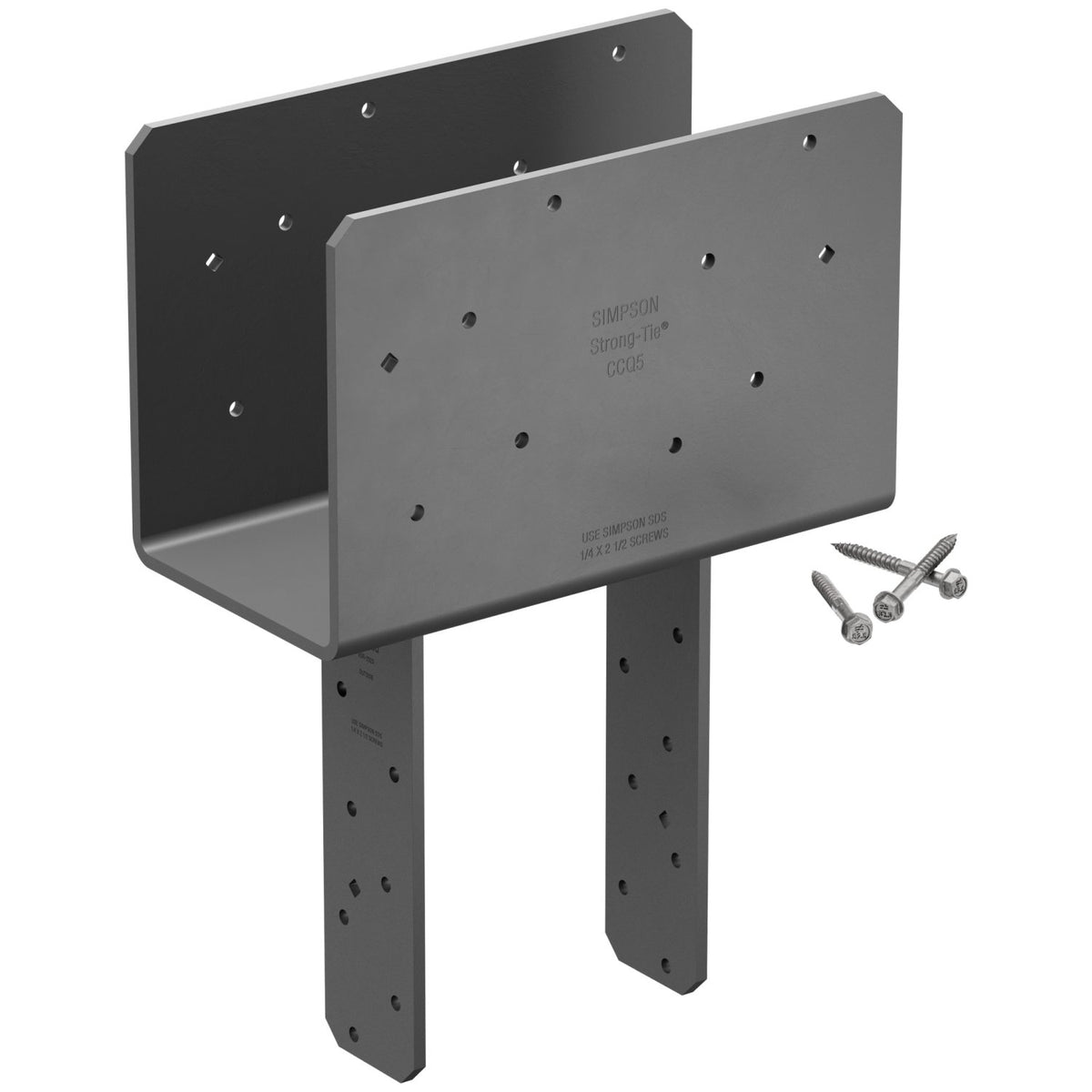 Simpson 5-1/8" Beam x 6" Post Column Cap w/SDS Screws