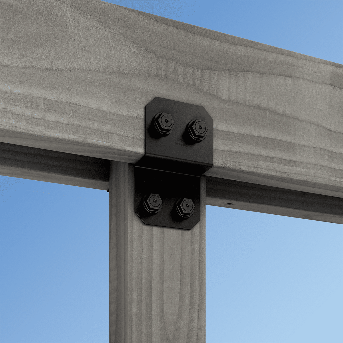 Simpson Strong-Tie APVDJT2R-6 Avant Ornamental Deck Joist Tie - Black Powder Coat