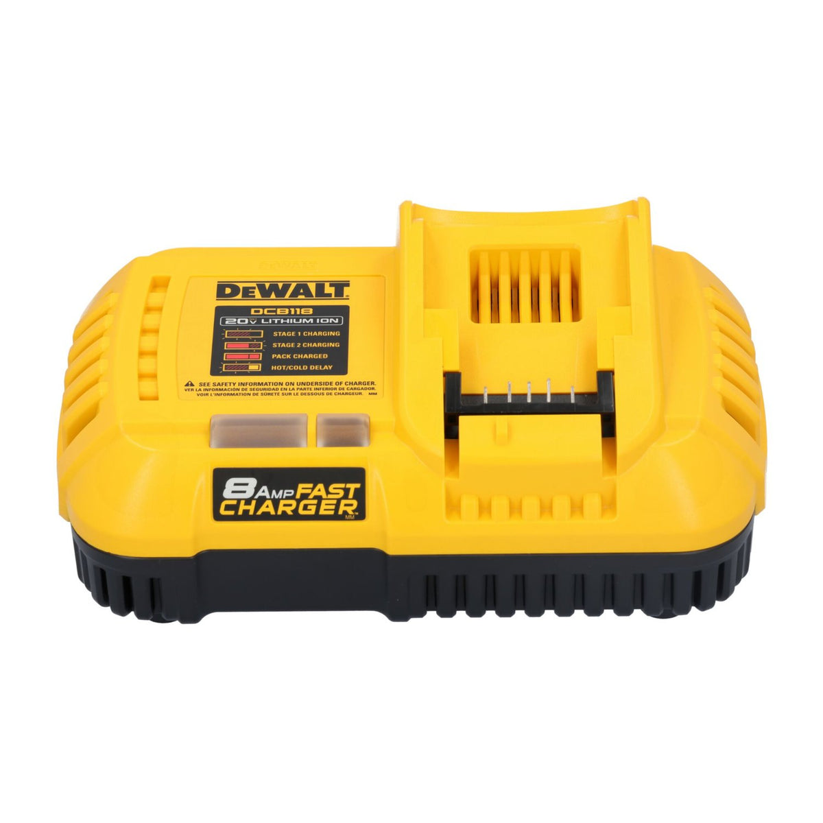 DeWALT Flexvolt 20V/60V MAX Charger, Fan Cooled Fast Charger DCB118