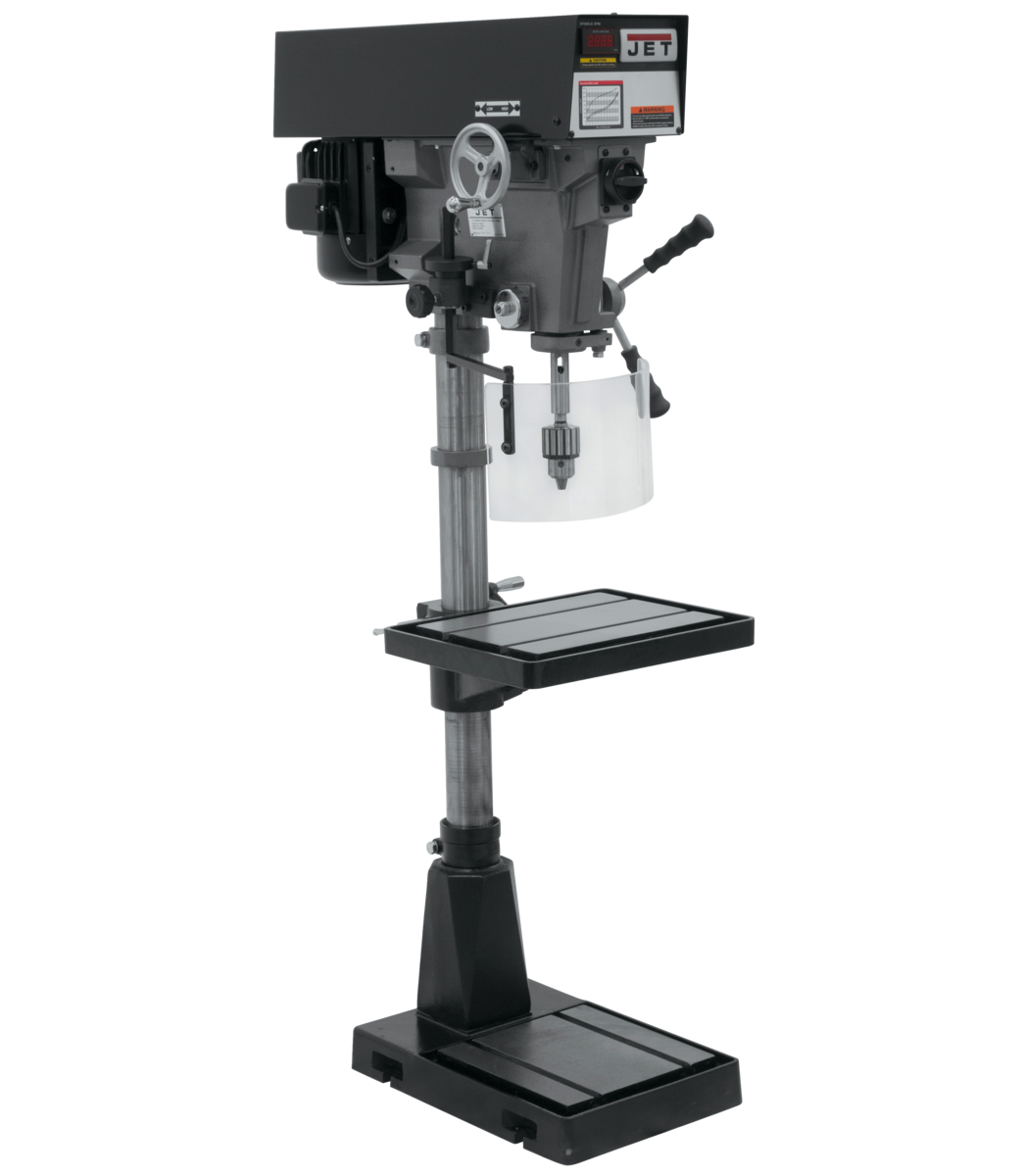 354551, J-A5818 15" Variable Speed Floor Drill Press, 1 HP, 230/460V, 3Ph, Jet, Metalworking, Drilling, Drill Presses