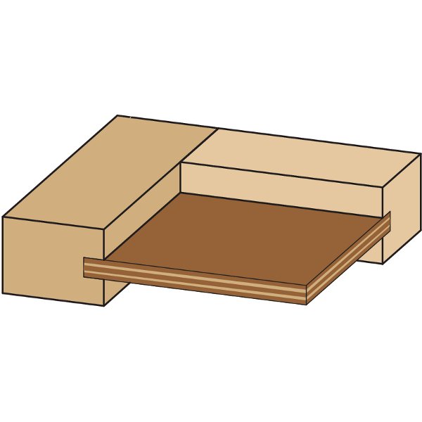CMT 800.625.11 Adjustable Tongue and Groove Bit Set for Mission Style Cabinet Doors, 1/2-Inch