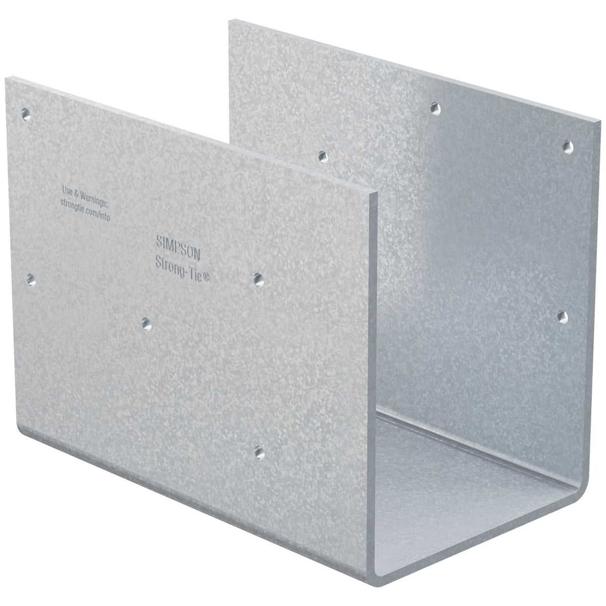Simpson 4 5/8" Steel-Column Cap with Screws, G90 Galvanized CCOS4.62