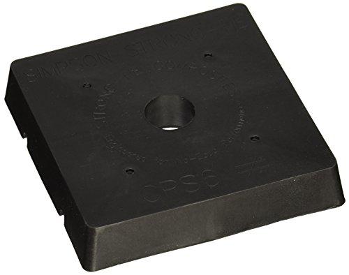 Simpson 6 x 6 Black Composite-Plastic Standoff Post Base CPS6
