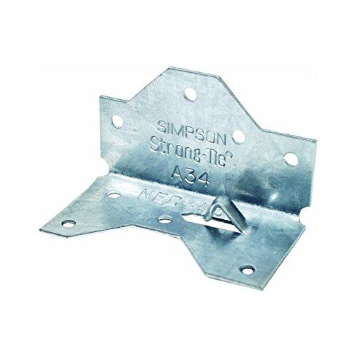 Simpson A34 1-7/16x2-1/2 Framing Angle Anchor - G90 Galvanized