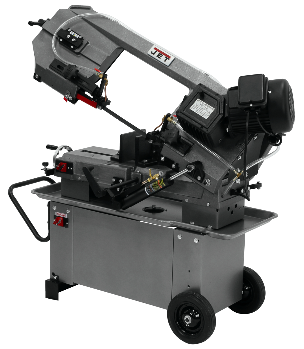 413460, HBS-812G, 8" x 12" Horizontal/Vertical Geared Head Bandsaw 115/230V 1Ph,  8" x 12" Capacity Bandsaw,115/230V, 1Ph, Jet, Metalworking, Sawing, Horizontal / Vertical Bandsaws