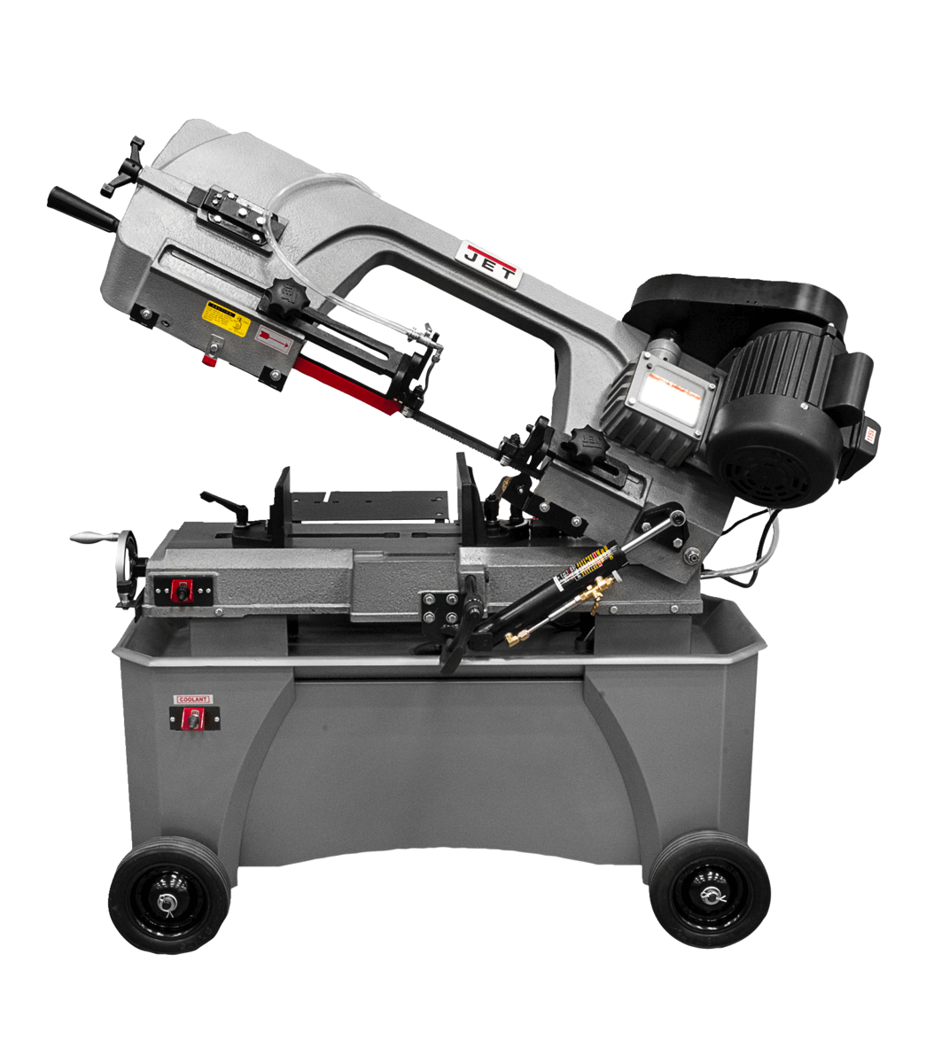 414560, HVBS-712D, 7" x 12" Deluxe Horizontal / Vertical Bandsaw, 7" x 12" Capacity Bandsaw,3/4 HP, 115/230V, 1Ph, Jet, Metalworking, Sawing, Horizontal / Vertical Bandsaws
