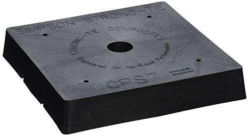 Simpson 8 x 8 Black Composite-Plastic Standoff Post Base CPS7