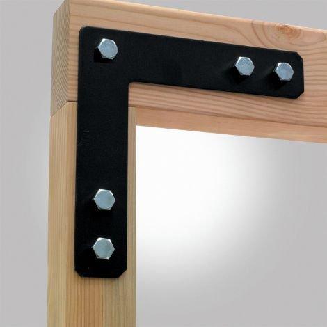 Simpson 1616HLPC 16" Heavy L Strap Black Powder-Coated