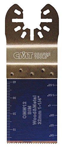 CMT OMM12 1-1/4" Bi-Metal Std Flush-Cut Universal Blade Wood & Metal-Bim 50Pc