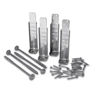Simpson DTT1Z-KT Deck Tension Tie Kit of 4 w/SDS Screws, Zmax