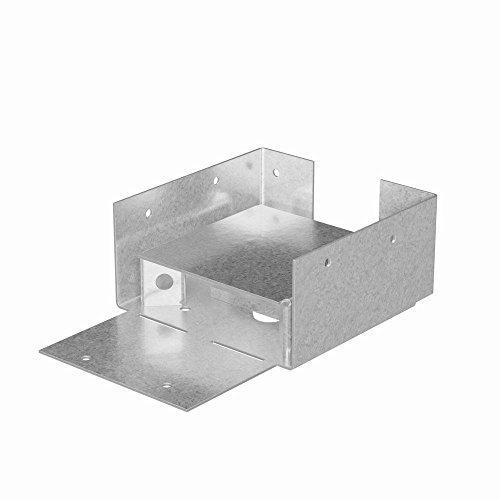 Simpson Strong-Tie ABW44RZ Rough 4x4 Adjustable Post Base with Wind Uplift, Zmax Finish