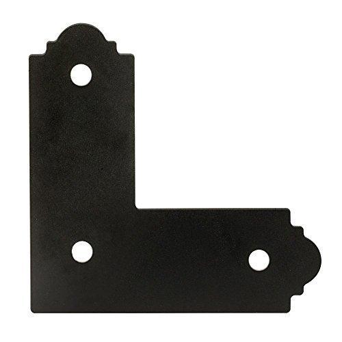 Simpson Strong-Tie APL4 Outdoor Accents 4X4 Blk Zmax L Strap, 4" x 4"