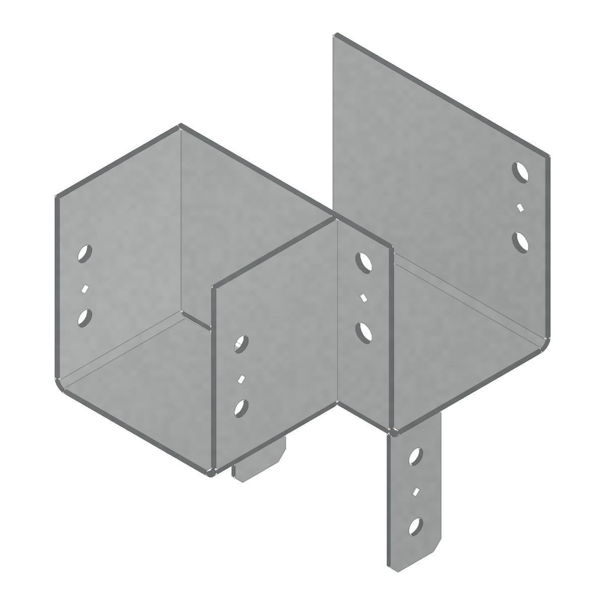 Simpson 8 in. Beam L-Shape End Column Cap ECCL8X