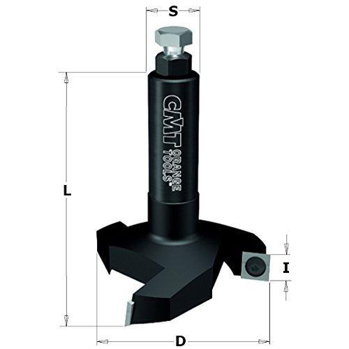 CMT 663.006.11 Spoilboard Surfacing Router Cutters w/Insert Knives 3-15/16"