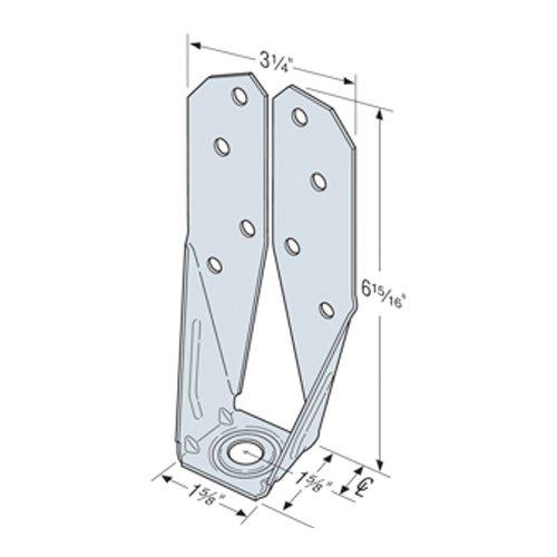 Simpson S/DTT2Z Light Tension Tie For Steel - Zmax Finish