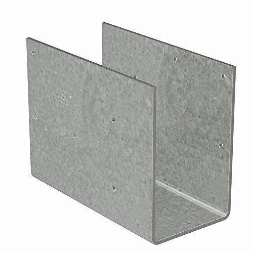 Simpson 3 5/8" Steel-Column Cap with Screws, G90 Galvanized CCOS3.62