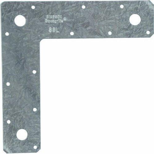 Simpson 88L 14-Gauge 8x8 Galvanized L Strap