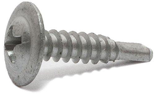Simpson #8 x 3/4" Self-Drilling Wire-Lath Modified Truss-Head Screw, 410 Stainless Steel