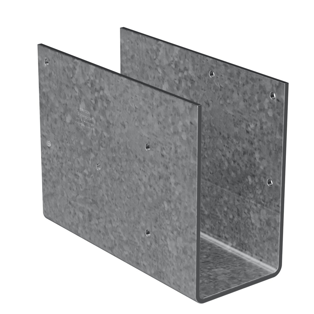 Simpson 3 1/8" Steel-Column Cap with Screws, G90 Galvanized CCOS3.12