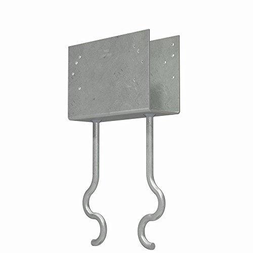 CCQM3.62-SDSHDG Column Cap for GFCMU and Concrete Piers, HDG w/Screws