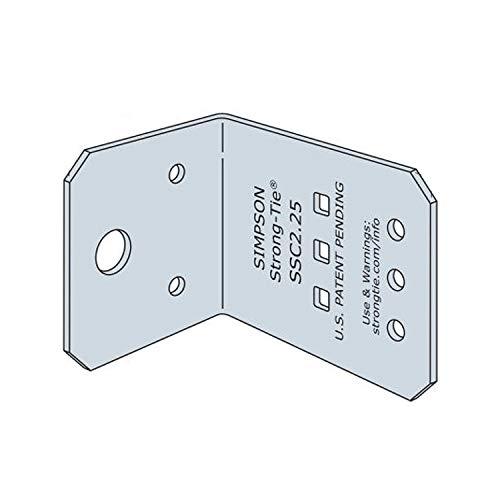 Simpson MSSC2.25-R90 CFS Clip 1.4x3x2.25 Steel Stud Connectors 90ct