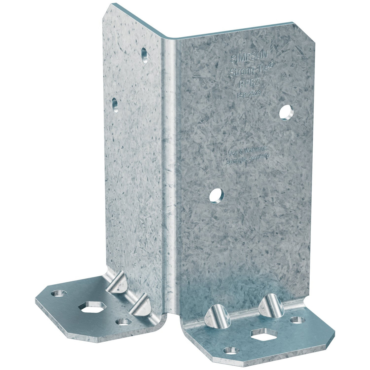 Simpson RPBZ Retrofit Post Base for Double 2x4, ZMAX
