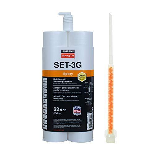 Simpson SET3G22-N (SET-XP22-N) High-Strength Epoxy, 22oz w/Nozzle
