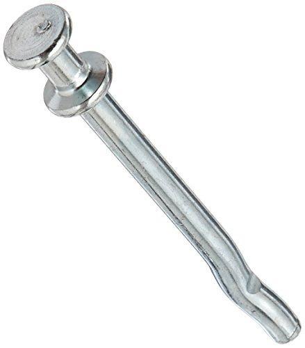  1/4 in. Duplex Head Crimp Drive Anchor, Zinc Plated / Carbon Steel