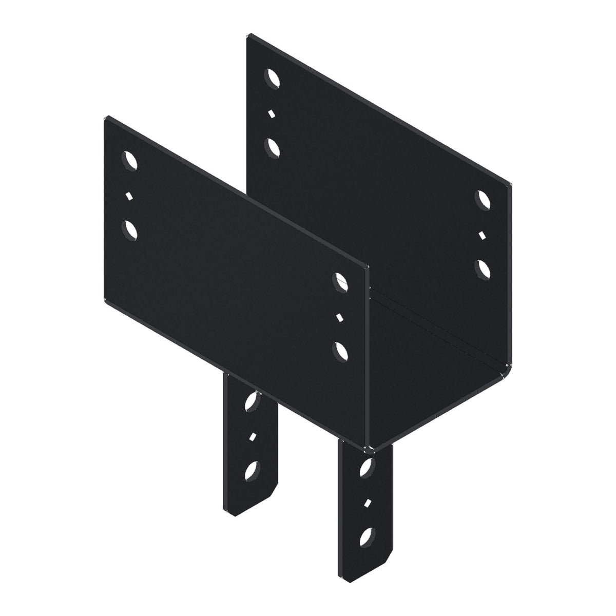 Simpson Black Column Cap 6-3/4 in Beam 6x Post CC76PC