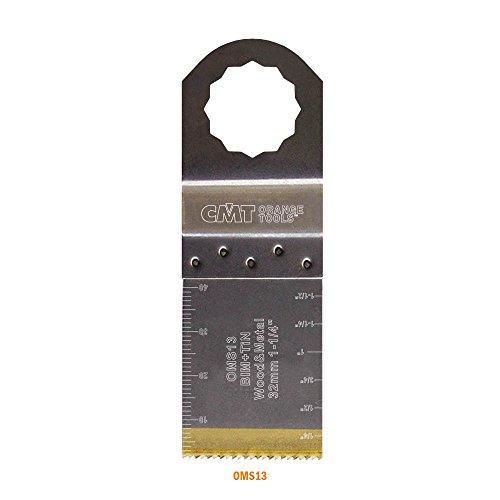 CMT OMS13-X5 1-5/16" Plunge & Flush-Cut Blade for Wood & Metal BIM+TIN (5-Pc)