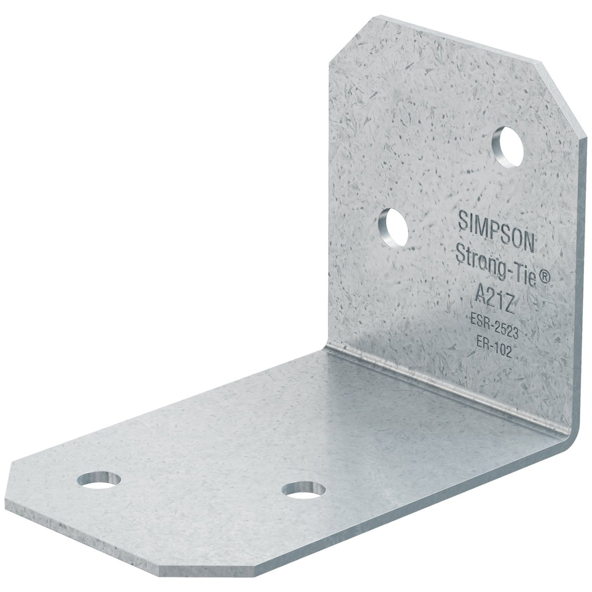 Simpson Strong-Tie A21Z 2x1-1/2 Angle Zmax Finish