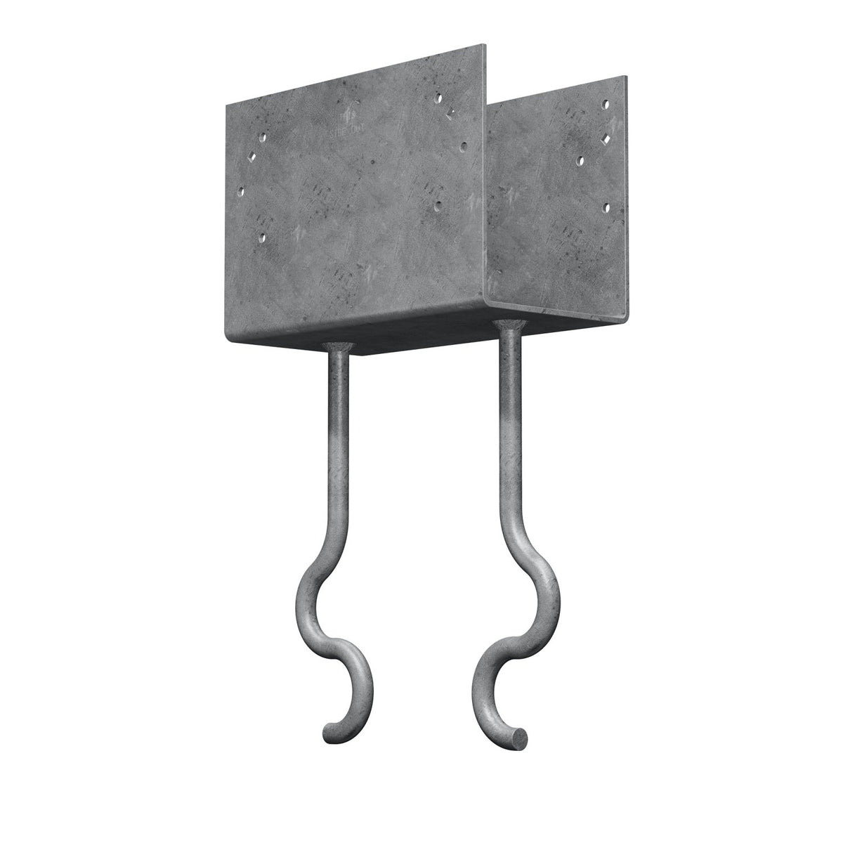 CCQM5.50-SDSHDG Column Cap for GFCMU and Concrete Piers, HDG w/Screws