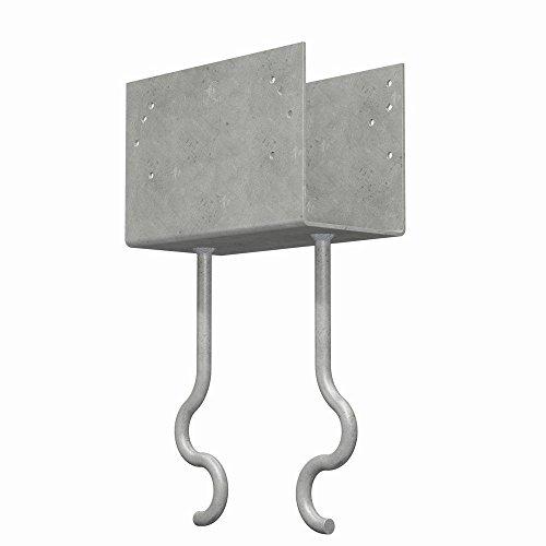 CCQM5.50-SDSHDG Column Cap for GFCMU and Concrete Piers, HDG w/Screws