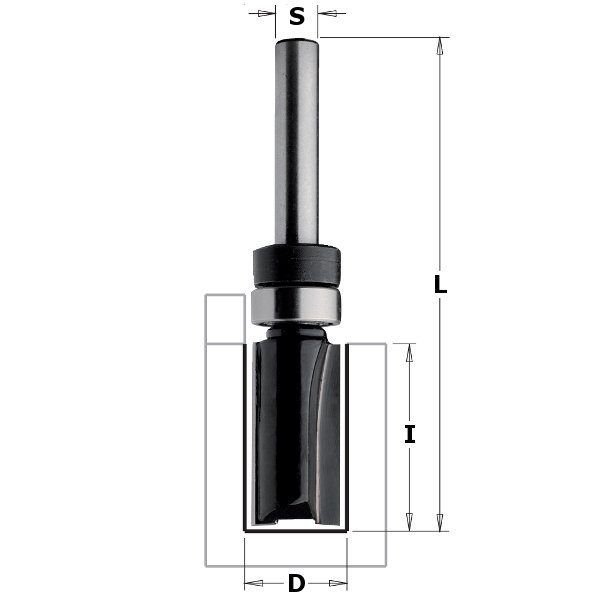 CMT 81120 Contractor Pattern Bit 1/2" x 1" S=1/4"