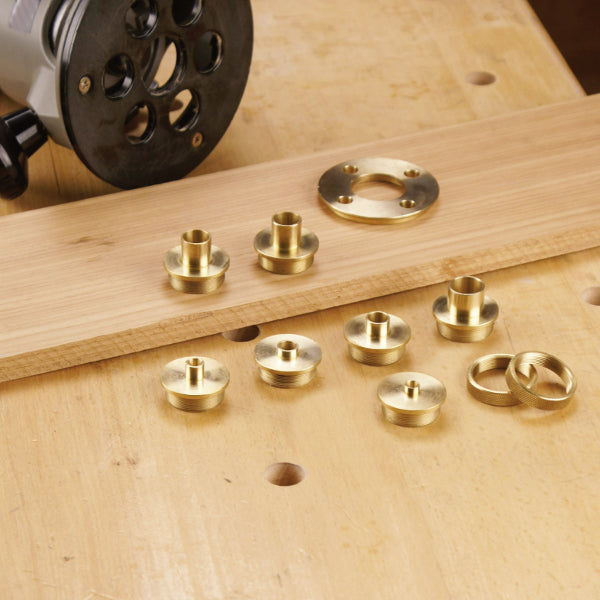 CMT TGA 7-Bushing Template Guide Kit (10 Pcs) for Routers