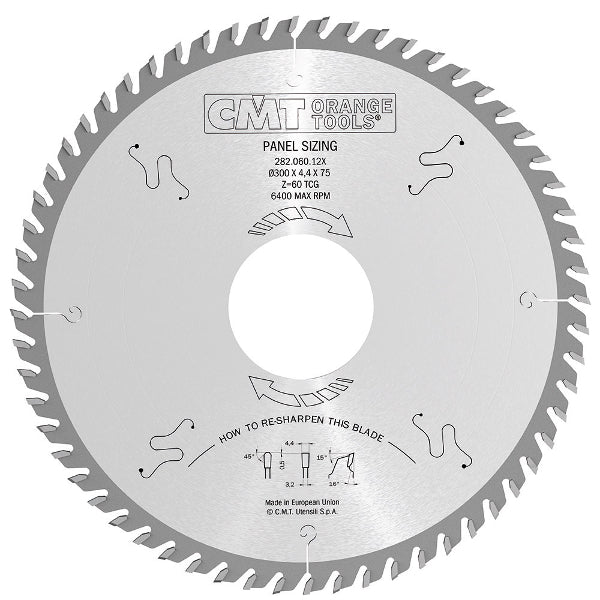 CMT 282.072.13J Industrial Panel Sizing Saw Blade 320 x 65mm T72 TCG