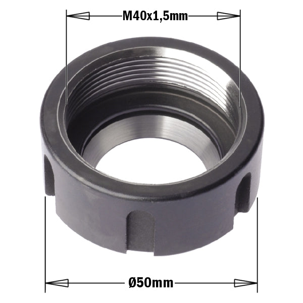 CMT 992.183.01 Clamping Nut M40 x 1.5mm RH