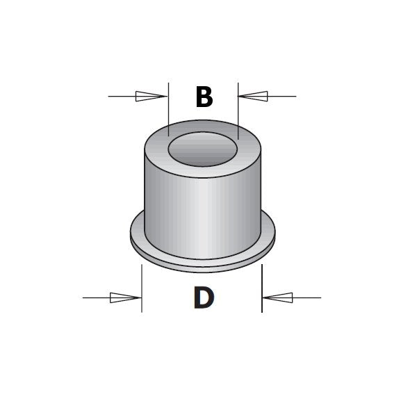 CMT 799.014.00 Reduction Bushing for Bearing 1/2" - 3/16"